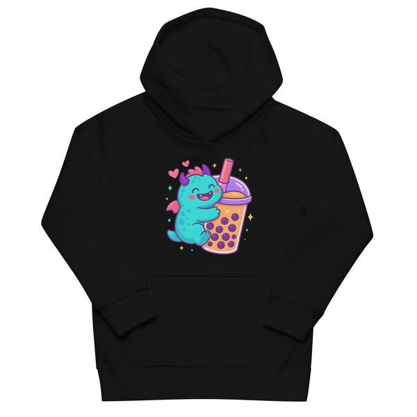 Adorable Monster’s Bubble Tea Embrace Kids Eco Hoodie
