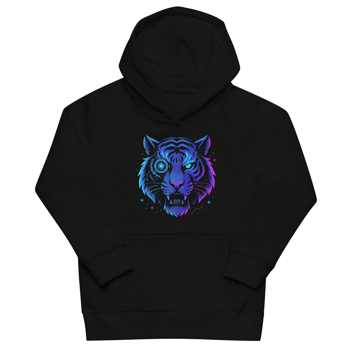 Cyber Tiger Essence Kids Eco Hoodie