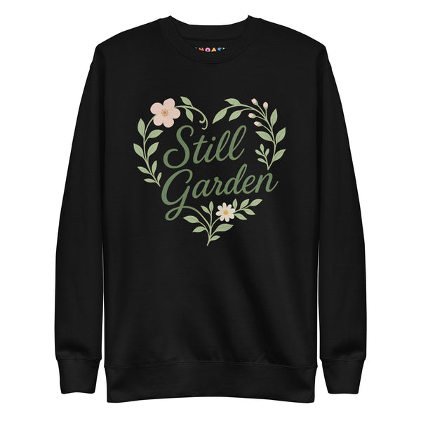 Still Garden Heart Floral Sweatshirt – Peace in Every Petal