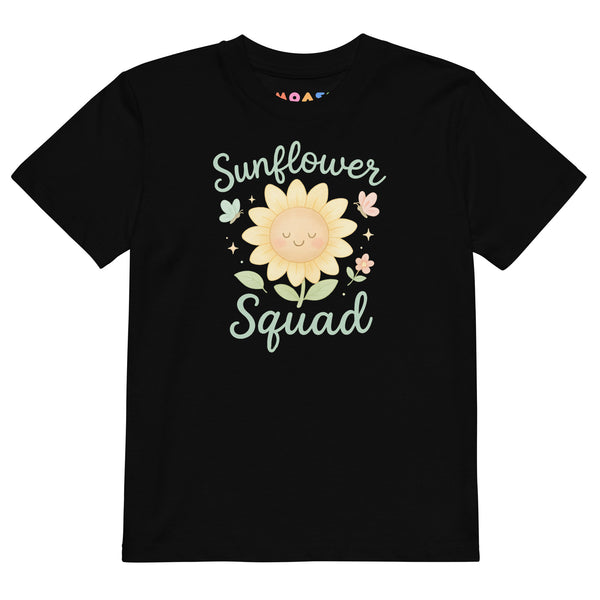 Sunflower Squad Organic Cotton Kids' T-Shirt